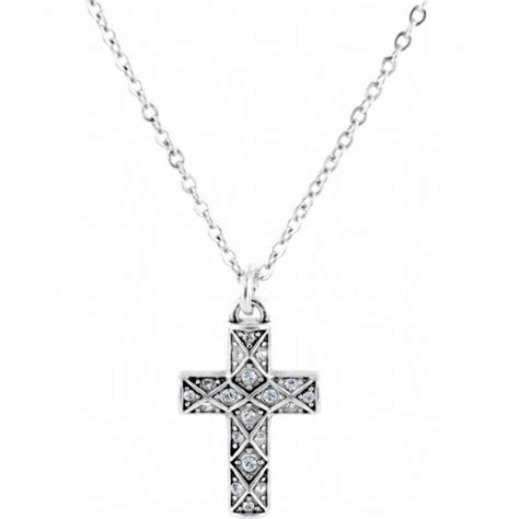 Brighton Diamond Cross Necklace